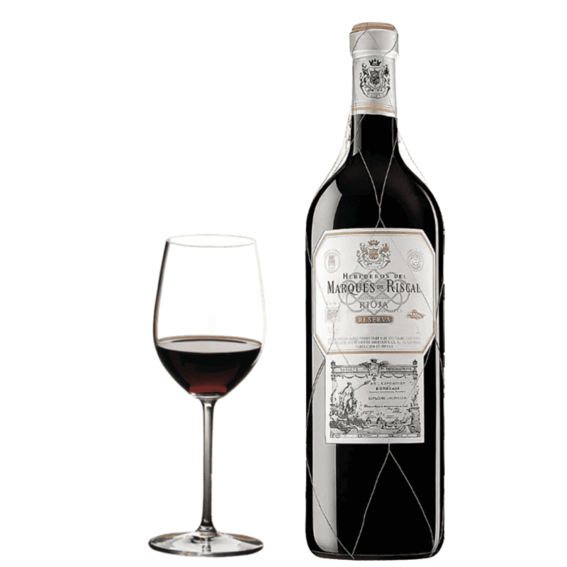 Rioja Rotwein Tempranillo Marqués de Riscal Reserva
