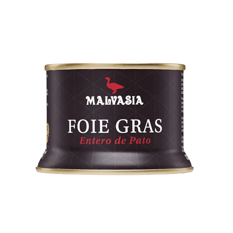 Foie Gras Entero de Pato Malvasía Lata 130 g