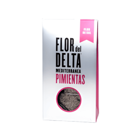 Achetez en ligne Fleur de Sel aux Poivres – La Flor del Delta 125 g.