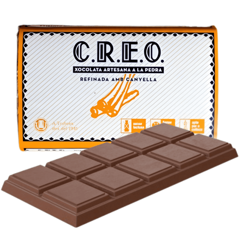 Refined Stone Chocolate with Cinnamon CREO 200 g from Tortosa