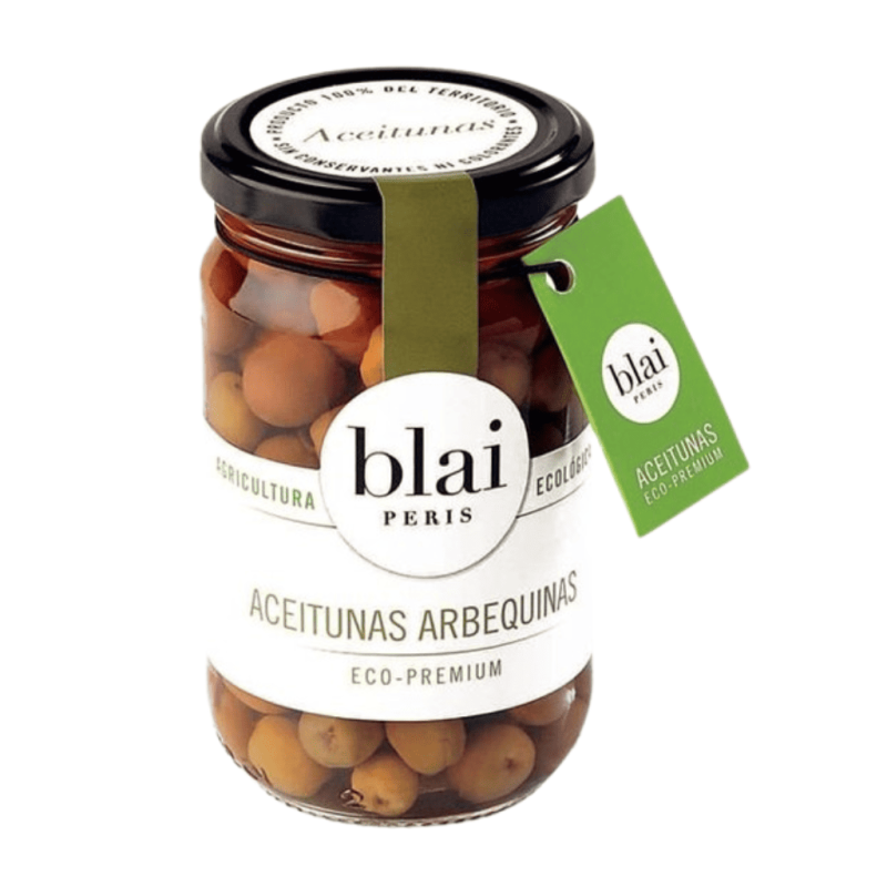 Olives Arbequina Bio Blai Peris – 160 g | Produits Typiques Gourmets du Delta de l’Èbre