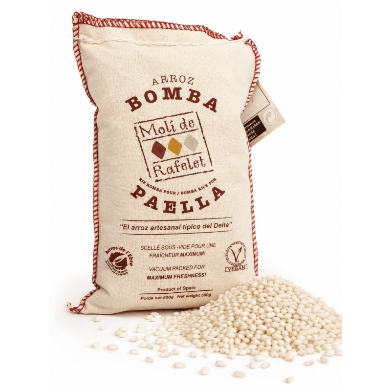 Arroz Bomba Molí de Rafelet – Delta del Ebro 1 kg
