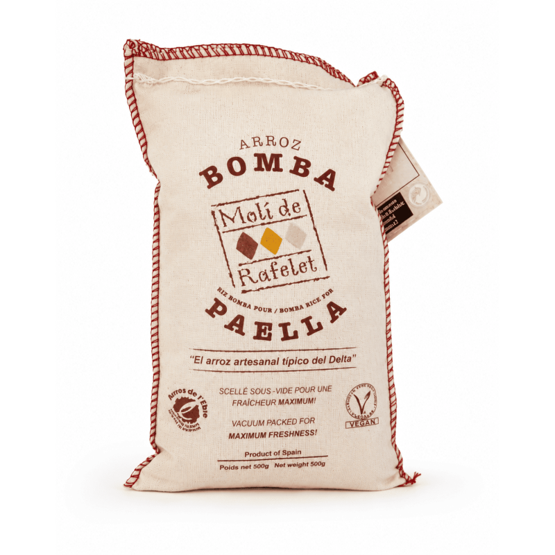 Riz Bomba Molí de Rafelet – Delta de l'Èbre 1 kg