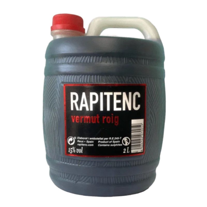 Vermut Rapitenc Rojo Artesanal del Delta del Ebro · 750 ml, 2 L y 5 L