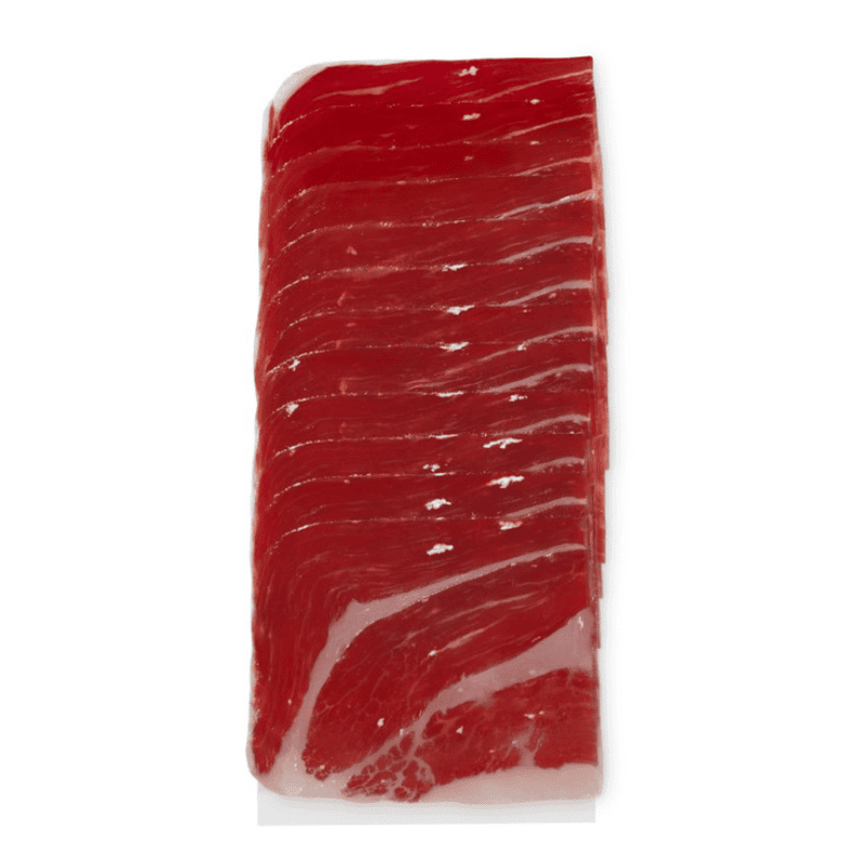 Joselito Gran Reserva Ham Sliced, presented in 100g packs. Premium gourmet product, sourced directly from Guijuelo