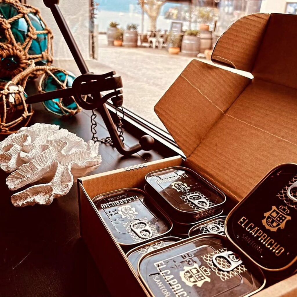 Anchovies Extra Virgin Olive Oil El Capricho de Santoña, 95 g can Previous Next Anchovies Extra Virgin Olive Oil El Capricho de Santoña, 95 g can Anchovies Extra Virgin Olive Oil El Capricho de Santoña, 95 g can El Capricho Santoñana Conservas Anchovies Extra Virgin Olive Oil El Capricho de Santoña - 95 g can